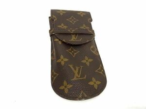 1円 LOUIS VUITTON ルイヴィトン M62990 モノグラム エテュイ スティロ ペンケース ステーショナリー 筆記用具 ブラウン系 CC1673