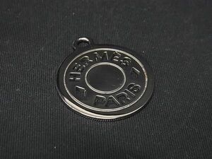 1円 ■美品■ HERMES エルメス セリエ ネックレストップ ペンダントトップ チャーム アクセサリー レディース メンズ シルバー系 AS8928