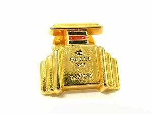 1円 ■美品■ GUCCI グッチ ピンブローチ ピンバッチ アクセサリー レディース ゴールド系 AS6764