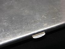 1円 Cartier カルティエ カードケース カード入れ 名刺入れ メンズ レディース シルバー系 BF5330_画像4