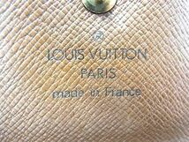 1円 LOUIS VUITTON ルイヴィトン M61652 モノグラム ポルトモネ ビエ カルトクレディ 三つ折り 財布 ウォレット ブラウン系 CC1737_画像7