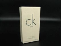 ■未開封■新品■未使用■ Calvin Klein カルバンクライン CK-ONE シーケーワン オードトワレ 100ml 香水 フレグランス パフューム AX0400_画像1