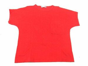 ■新品同様■ ChristianDior クリスチャンディオール コットン100％ 半袖 Tシャツ トップス 表記サイズ 36 洋服 レッド系 AT6615