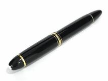 1円 MONT BLANC モンブラン マイスターシュテュック No.149 ペン先 18C 18K 750 18金 万年筆 筆記用具 文房具 ブラック系 AY0339_画像2