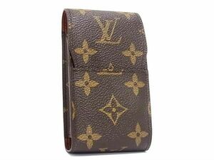 1円 LOUIS VUITTON ルイヴィトン M63024 モノグラム エテュイ シガレットケース 煙草ケース メンズ レディース ブラウン系 BH1519