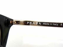 1円 ■極美品■ PRADA プラダ SPR 13Q-A 54□20 1AB-0A7 140 2N サングラス メガネ 眼鏡 メンズ レディース ブラック系 AX0691_画像4