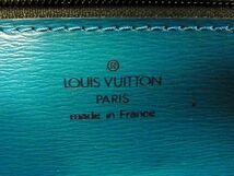 1円 LOUIS VUITTON ルイヴィトン M52575 エピ アルシュ クロスボディ ショルダーバッグ ポシェット 斜め掛け トレドブルー EA1819_画像6