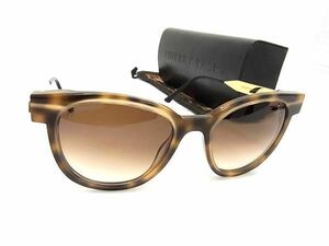 1円 ■美品■ THIERRY LASRY ティエリーラスリー LIVELY ライブリー SHORTY 610 53□20 140 サングラス メガネ 眼鏡 ブラウン系 CC1677