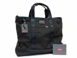 1円 ■極美品■ TUMI トゥミ ナイロン 2WAY トラベルバッグ ハンドバッグ ショルダーバッグ 旅行かばん メンズ ブラック系 AU9985