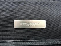 1円 ■美品■ BURBERRY バーバリー レザー×ナイロン チェック柄 ショルダー トートバッグ 肩掛け ブラック系×ベージュ系 CC1982_画像6