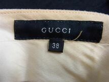 1円 GUCCI グッチ ウール×ポリウレタン フレア 長ズボン パンツ 表記サイズ38 ボトムス 洋服 イエロー系 AU9440_画像3