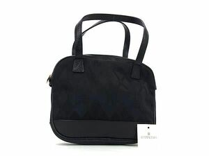 1円 ■美品■ GIVENCHY ジバンシィ ナイロン×レザー ハンドバッグ トート レディース ブラック系 BE9417