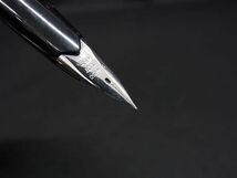 1円 ■美品■ PILOT パイロット エリート ペン先18K 750 18金 万年筆 文房具 筆記用具 ステーショナリー シルバー系×ブラック系 AX1495_画像3