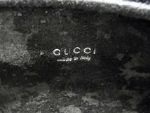 1円 ■美品■ GUCCI グッチ スエード マルチケース 小物入れ レディース ブラック系 AX1802_画像4