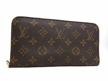 1円 LOUIS VUITTON ルイヴィトン M60249 モノグラム ポルトフォイユ アンソリット 二つ折り 長財布 ウォレット ブラウン系 AS8344_画像1