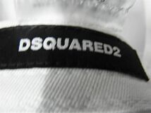1円 DSQUARED2 ディースクエアード コットン100% キャップ 帽子 レディース アイボリー系 AS6508_画像4