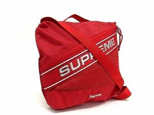 ■新品■未使用■ Supreme シュプリーム ナイロン クロスボディ ショルダーバッグ メンズ レディース レッド系 AT8055