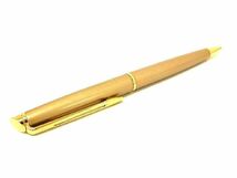 ■美品■ WATERMAN ウォーターマン ツイスト式 ボールペン 文房具 筆記用具 ステーショナリー レディース メンズ ゴールド系 DD3713_画像2