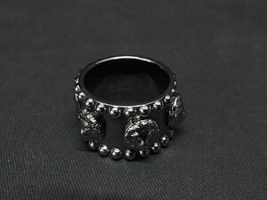 1円 ■美品■ VERSACE ヴェルサーチ VERSUS リング 指輪 アクセサリー 約13号 シルバー系 AS9919