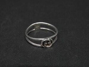 1円 GUCCI グッチ インターロッキングG SV925 リング 指輪 アクセサリー 表記サイズ 19 (約19号) シルバー系 AS7771