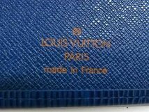 1円 ■極美品■ LOUIS VUITTON ルイヴィトン M63255 エピ コンチネンタル ヴィエノワ がま口 二つ折り 長財布 トレドブルー AS8315_画像6