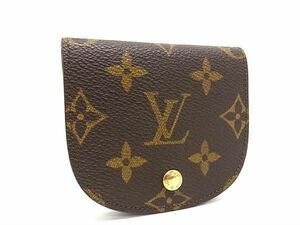 1円 ■極美品■ LOUIS VUITTON ルイヴィトン M61970 モノグラム ポルトモネ グゼ コインケース コインパース 小銭入れ ブラウン系 CC2068