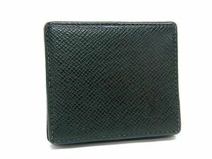 1円 ■美品■ LOUIS VUITTON ルイヴィトン M30384 タイガ ポルトモネ ボワット コインケース コインパース 小銭入れ グリーン系 AW2727