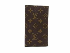 1円 ■美品■ LOUIS VUITTON ルイヴィトン M56340 モノグラム アジェンダ ポッシュ 手帳カバー スケジュール帳カバー ブラウン系 AX2374