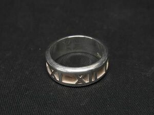 1円 ■美品■ TIFFANY＆Co ティファニー アトラス SV925 リング 指輪 アクセサリー 約11号 レディース メンズ シルバー系 AS9832