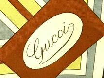 1円 GUCCI グッチ シルク100% フラワー 花柄 大判 スカーフ ストール ショール レディース ブラウン系×マルチカラー BE9860_画像4