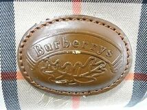 1円 Burberrys バーバリーズ ノバチェック キャンバス×レザー ハンドバッグ トート ショルダー 肩掛け ベージュ系×ブラウン系 AV6121_画像6