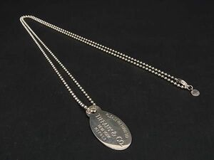 ■美品■ TIFFANY＆Co ティファニー リターントゥティファニー オーバルタグ SV925 ネックレス アクセサリー シルバー系 AT9780