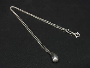 ■極美品■ TIFFANY＆Co ティファニー エルサペレッティ ティアドロップ SV925 ネックレス アクセサリー シルバー系 AT9776