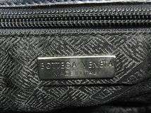 1円 ■美品■ BOTTEGA VENETA ボッテガヴェネタ レザー プラスチックハンドル ワンハンドル ハンドバッグ ミニバッグ ネイビー系 AX3410_画像6