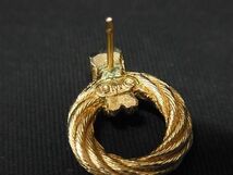 1円 ■美品■ ChristianDior クリスチャンディオール ヴィンテージ ピアス アクセサリー レディース ゴールド系 BI1247_画像3