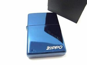 1円 ■極美品■ ZIPPO ジッポー ウィンディー 2000年製 オイル高級ライター オイルライター 喫煙グッズ 喫煙具 ブルー系 AU6577