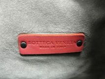 1円 ■美品■ BOTTEGA VENETA ボッテガヴェネタ イントレチャート レザー ワンハンドル ハンドバッグ ショルダー 肩掛け レッド系 AX3680_画像6