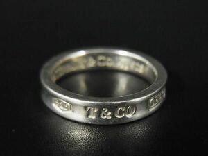 1円 ■美品■ TIFFANY＆Co ティファニー 1837 ナロー SV925 リング 指輪 アクセサリー 約11号 シルバー系 AQ2272