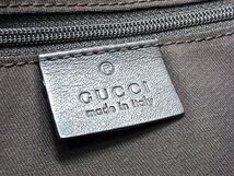 1円 GUCCI グッチ 169946 ニューブリット アビー GG柄 GGキャンバス×レザー ショルダー トート ハンドバッグ ベージュ系 AV6002_画像6