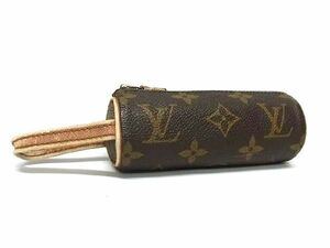 1円 LOUIS VUITTON ルイヴィトン M58249 モノグラム エテュイトロワボールドゥゴルフ ゴルフボールケース ブラウン系 BJ0364