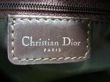 1円 ChristianDior クリスチャンディオール トロッター キャンバス×レザー ショルダーバッグ ボディバッグ 斜め掛け ブラウン系 AX2948_画像6