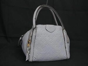 1円 LOUIS VUITTON ルイヴィトン M41042 モノグラム・アンプラント マレBB ハンドバッグ トート レディース ブルーグレー系 BG7711