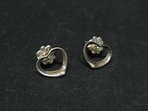 1円 TIFFANY＆Co ティファニー エルサペレッティ オープンハート SV925 ピアス アクセサリー レディース シルバー系 AZ0425