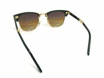 1円 ■美品■ Ray-Ban レイバン RB 2176 1368/85 クラブマスター 折り畳み式 サングラス メガネ 眼鏡 グリーン系 FA0594_画像2