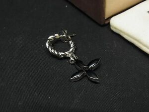 1円 ■美品■ LOUIS VUITTON ヴィトン M65677 ブークルドレイユ スウィートモノグラム ピアス アクセサリー 1点のみ シルバー系 BG8272