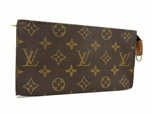 1円 LOUIS VUITTON ルイヴィトン モノグラム バケット用ポーチ マルチケース 小物入れ レディース メンズ ブラウン系 BJ1015