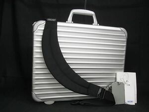 1円 RIMOWA リモワ アルミニウム ダイヤルロック式 2WAY アタッシュケース トランクケース ビジネスバッグ シルバー系 AV7292