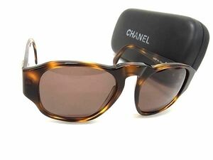 1円 ■美品■ CHANEL シャネル ココマーク 01452 91235 べっ甲調 サングラス メガネ 眼鏡 レディース メンズ ブラウン系 DA8002