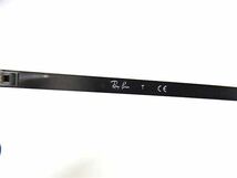 1円 ■美品■ Ray-Ban レイバン RB 7182D 5985 53□18 145 度入り サングラス メガネ 眼鏡 メンズ レディース ブラック系 BJ0878_画像4