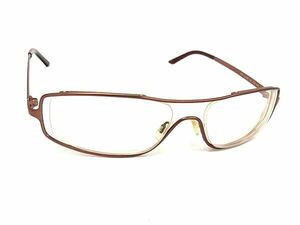 1円 ■美品■ FENDI フェンディ 度入り メガネ 眼鏡 めがね レディース メンズ ピンクゴールド系 BJ0856